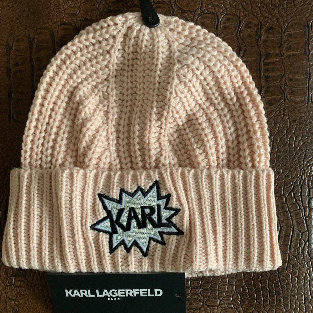 Karl Lagerfeld beanie hat